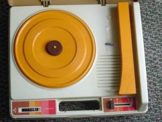 1978 Fisher Price FP Record Player Phonograph 825 Plays Good But Needs A Needle