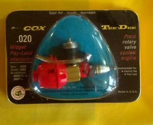 1961 Cox Thimble Drome Tee Dee 020 Front Rotary Valve Contest Engine Airplane