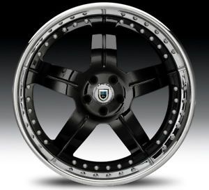 18 Asanti AF118 Black Chrome Wheels Rims 2 Piece Tone