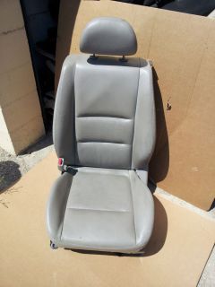 04 07 Nissan Maxima Driver Grey Leather Seat Airbag Track Motor w Memo Airbag