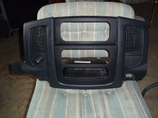 2005 Dodge RAM 1500 2500 Radio Climate Control Vents Trim Bezel 03 04 Charcoal