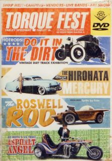 Torque Fest DVD Hot Rat Rod Custom Bobber Art Car Show Video Magazine Ed Roth