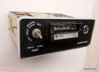 New Old Stock 1971 1973 Mopar Dodge Plymouth Cassette Recorder Player Setup