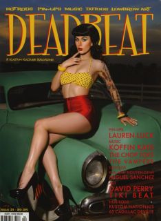 Deadbeat Magazine 21 Hot Rod Rat Pinup Deluxe Custom Rockabilly Tattoo Culture