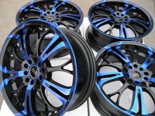 17 Blue Wheels Rim Acura TSX RSX Chrysler Cirrus PT Cruiser Toyota Corolla Camry