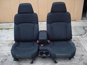 2003 Bucket Seats Chevy S10 Xtreme Truck Sonoma 3 Person with Arm Rest Black