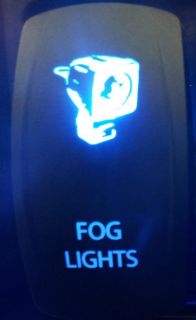 Yamaha Rhino Kawasaki teryx Golf Cart Sand Rail Backlit LED Fog Lights Switch