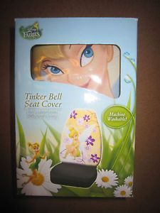Disney Fairies Tinker Bell Auto Car Seat Cover Plasticolor Machine Washable New