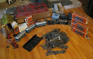 Lionel Prewar Train Set 264E Engine 609 611 261T with Boxes and Lots of EXTRAS