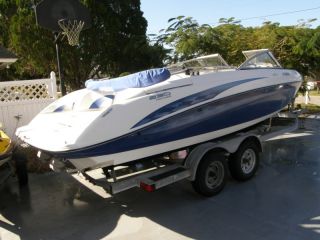 2005 Yamaha SX230 Twin Engine Jet Boat 137 Hours New Interior Trailer Inclued