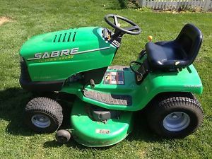 John Deere Sabre 17 42 Riding Mower Lawn Garden Tractor Hydro Briggs