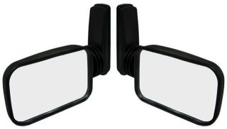 2 Adjustable Side Rear View Sport Wing Mirror for Golf Cart Club Car EZGO Yamaha
