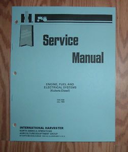 Cub Cadet 782 882 1512 Kubota 3 Cylinder Diesel Engine Service Manual