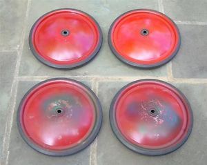 Set of 4 Vintage Official Soap Box Derby Race Car Tires Wheels 3 of 3