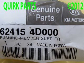 2006 2012 Kia Sedona Engine Cradle Bushing Member Support Front Genuine New