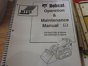 Bobcat MT55 Loader Operation Maintenance Manual s N 538711001 538811001