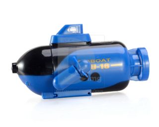 Mini 4 quot Blue Radio RC Remote Control Sub Submarine Boat Explorer Toy New