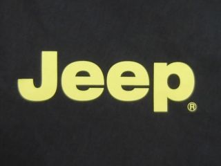 Sparecover® Brawny Series Jeep Yellow Logo 30 Tire Cover Heavyblack Denimvinyl