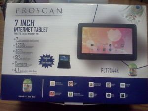 Proscan 7" inch Internet Tablet Touch Screen Camera 4GB Memory 4 1 Android