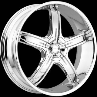 26x9 5 Chrome Akuza Lever Wheels 5x115 5x5 5 15 Chrysler 300S rwd 300 SRT8