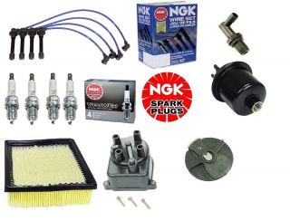 Complete Tune Up Kit Filters Cap Rotor NGK Wires Plugs Honda CRV 1997 to 1998