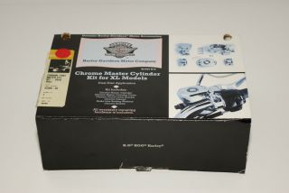 Harley Davidson Chrome Master Cylinder Dual Disc Kit 04 Later Sportsters