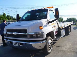 2005 Chevy 4500 Flat Bed Tow Truck Roll Back 127 798 Miles