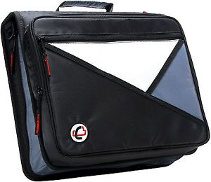 13 inch Laptop Tablet Carry Case with 3 Ring Zipper Binder Case It LT700