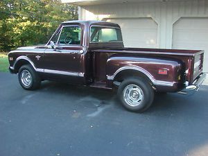 68 Chevy Custom Sport Truck Short Bed Stepside Only 16 000 Miles Since Resto