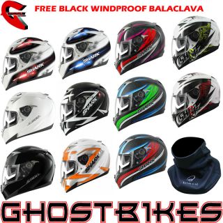 New 2013 Shark S900C Full Face ACU Gold Motorcycle Crash Helmet Ghostbikes