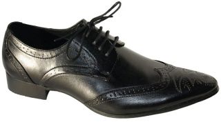 Brand New Patent Black Fashionable Designer Men's Office Shoes