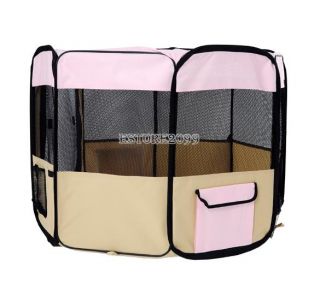 Portable Pet Crate Cage Dog Cat Tent Puppy Exercise Playpen Kennel 3 Sizes ER99