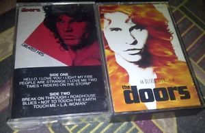 The Doors Cassettes Greatest Hits Original Sountrack Tapes Jim Morrison Light My