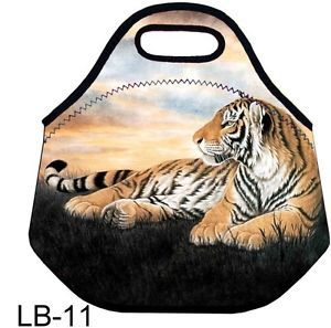 Tiger Boys Cooler Lunchbox Tote Pouch Baby Bag Insulated Lunch Box Soft Case