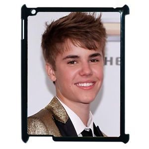New Justin Bieber Apple iPad 2 Hard Case Cover Shell Casing Black or White