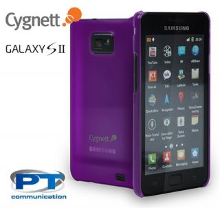 Cygnett Purple Frost Matte Slim Case Samsung Galaxy S2 i9100 Screen Protector