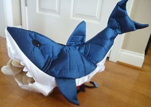 Target Shiny Blue Great White Shark Pet Costume Large Dog