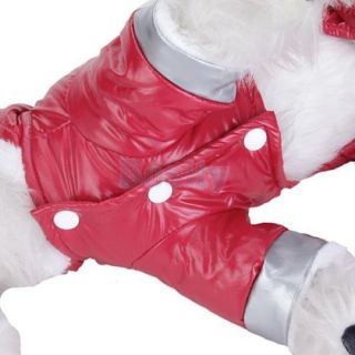 Pet Dog Hoodie Hooded Jumpsuit Winter Coat Jacket New M
