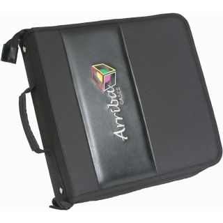 Arriba Cases 200 Slot CD Carrying Case Al 200 Soft Case for CDs and DVDs