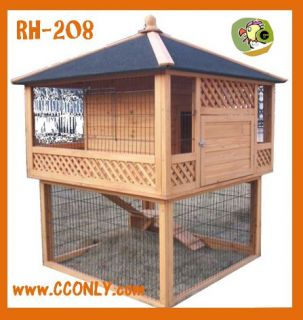 RH 08 Rabbit and Guinea Pig Hutches Chicken Coop Backyard Poultry Hen House