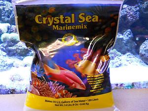 Crystal Sea Marinemix Reef Blend Marine Salt Makes 50 Gal Sea Water New in Box