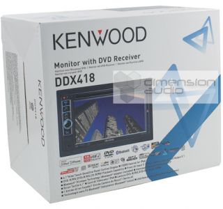 Kenwood DDX 418 Car DVD CD Receiver w Bluetooth DDX418