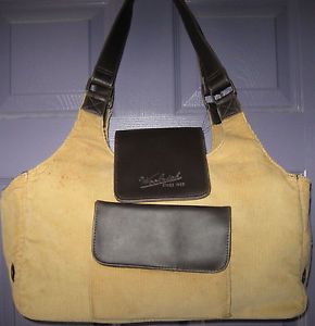 Woolrich Corduroy Small Pet Dog Travel Carrier Purse Tote Bag