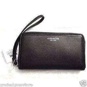 Coach Legacy Leather EW Universal Case iPhone Cell Phone Case Wristlet Wallet