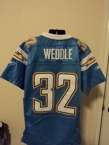 Reebok NFL San Diego Chargers Eric Weddle Premier Sewn Youth Jersey XL