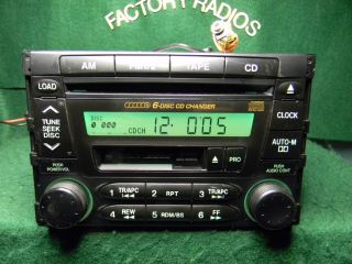 99 Mazda MPV 626 6 CD Radio Aux I Pod  SAT Input GG2 E 66 9TX Warranty