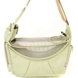 Airline Approved Cross Body Dog Pet Sling Carrier Grass
