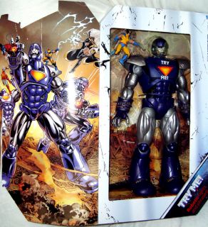 Marvel Universe Masterworks Sentinel Action Figure 16 inch w Wolverine RARE
