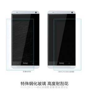 Nillkin 9H Hardness Tempered Glass Screen Protector for HTC One Max T6 8088