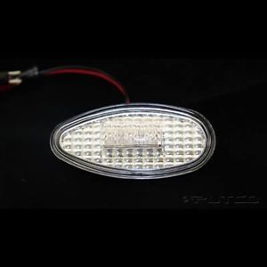 Putco Side Marker Light LED Rear Fender Clear Oval Chevy/GMC 2001 06 Dually Pair